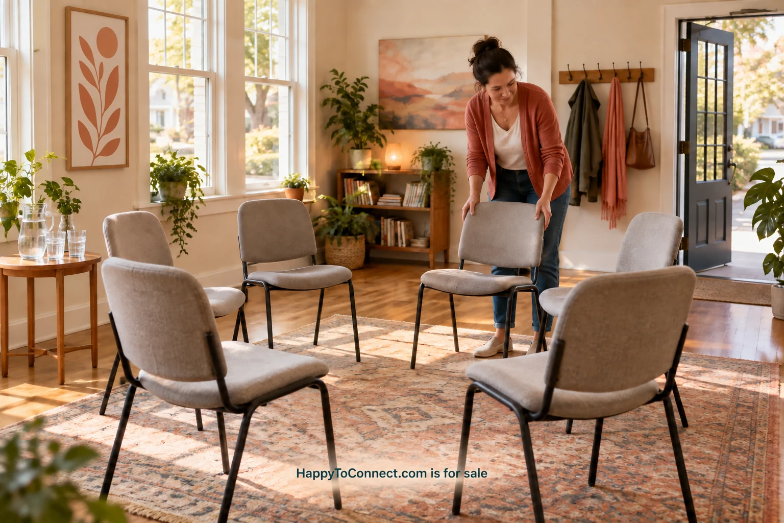 A one-page host plan for arrival, conversation, access, and a considerate follow-up.